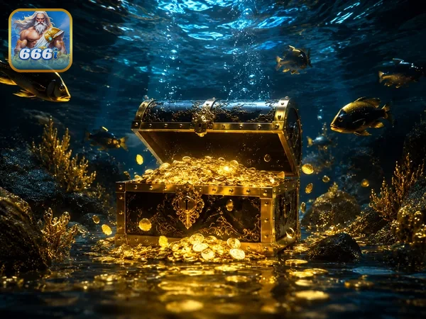 Tangkapan layar Cannon Fishing di 666i saat membidik ikan target